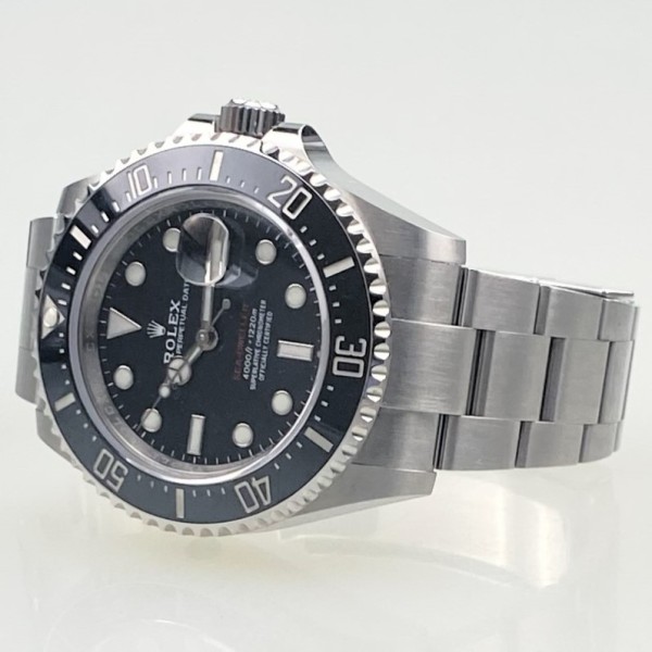 Rolex Sea-Dweller, Single-Red, Ref 126600, neuwertig, 12/2019, LC100, 43 mm, FULL SET, große Box