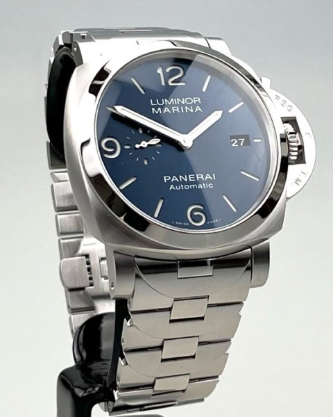 Panerai Luminor Marina 3 Days Automatic PAM01316, Stahl / Stahlarmband, ZB blau, neu/ungetragen