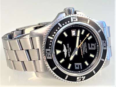 Breitling Superocean 44 Ref. A17391 Stahlgehause 44 mm und Professional Stahlband Full Set Breitling Luxusuhren S3watch AG